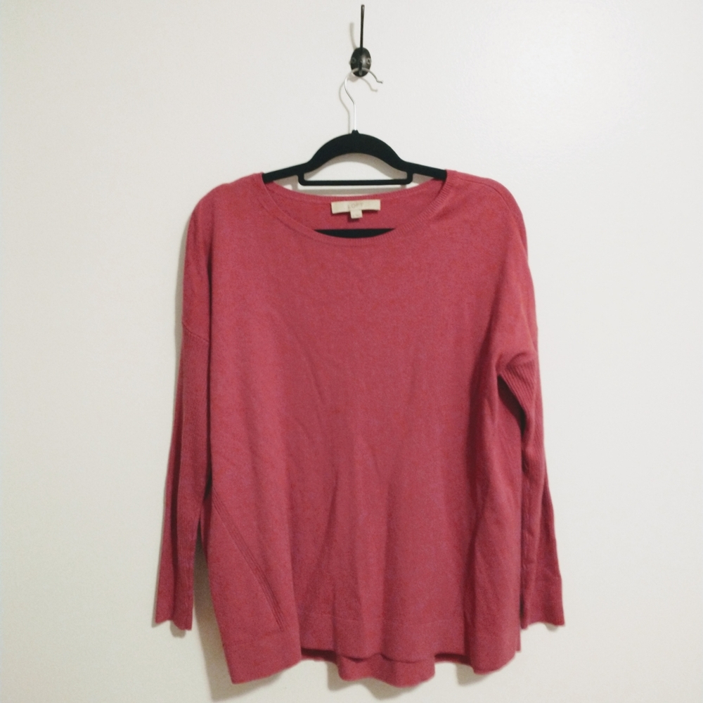 Loft pink batwing medium sweater